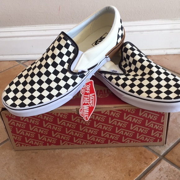 checkered vans size 13